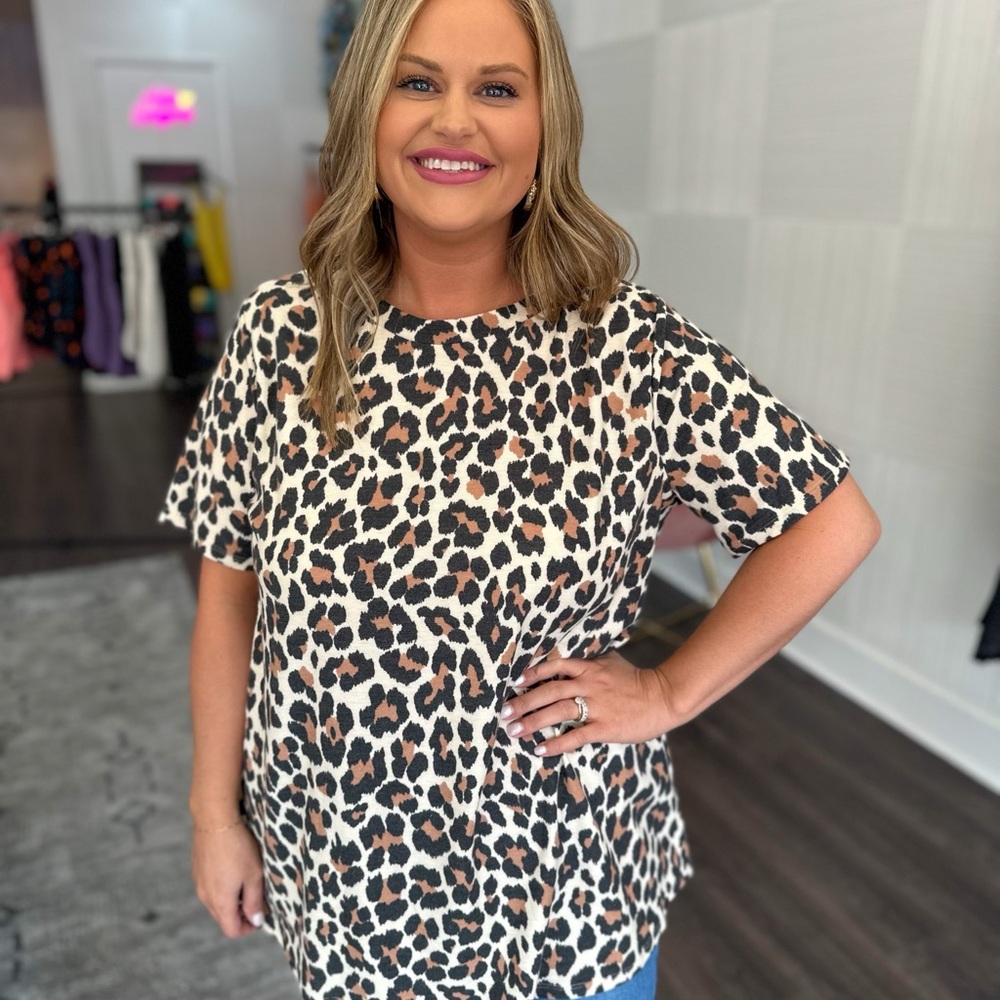 Leopard Swing Top